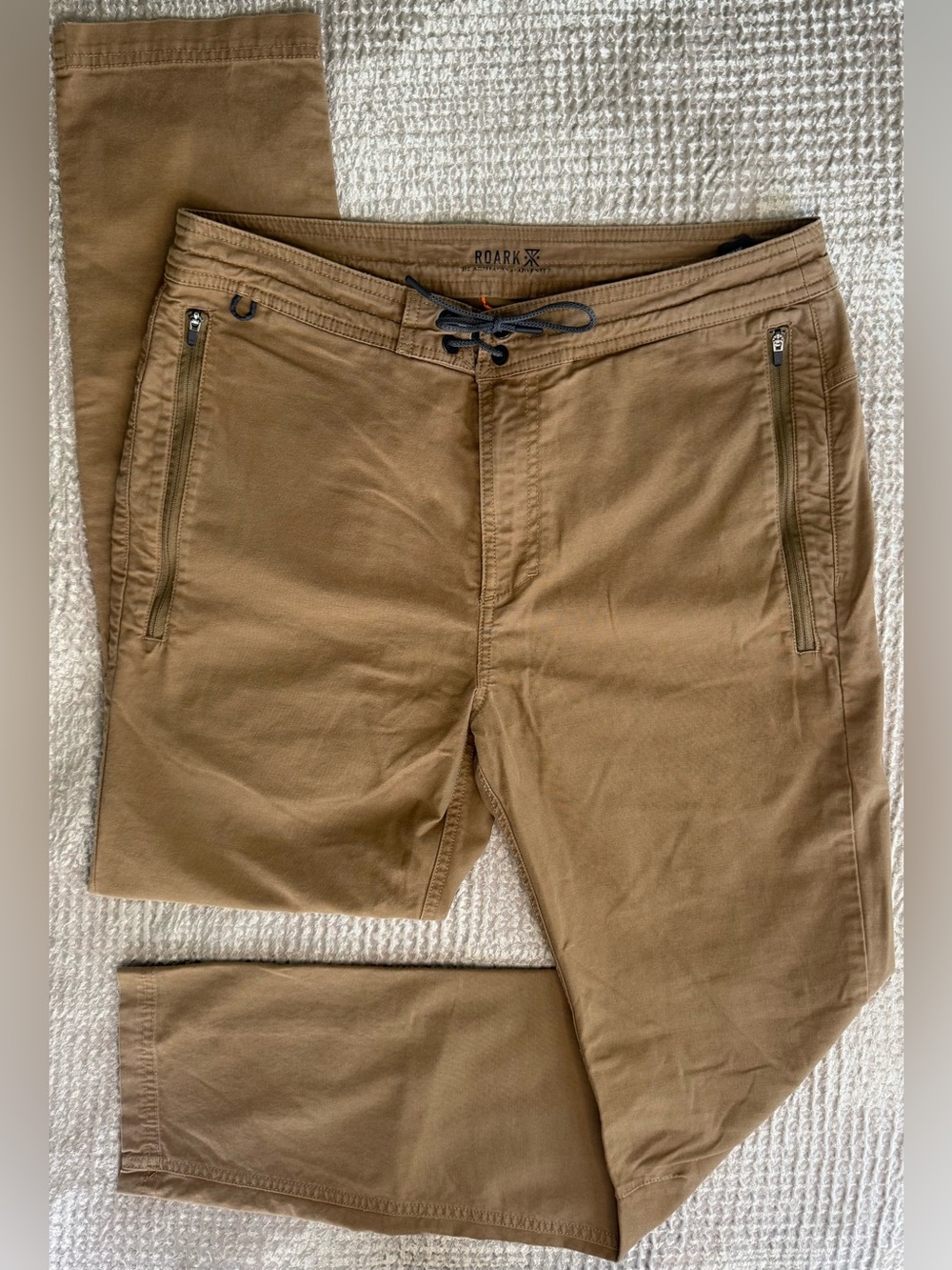 Roark Layover 2.0 Travel Pants Khaki Stretch Utility Mens 31
